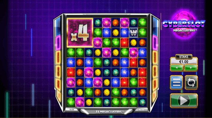 Cyberslot Megaclusters slot free spin